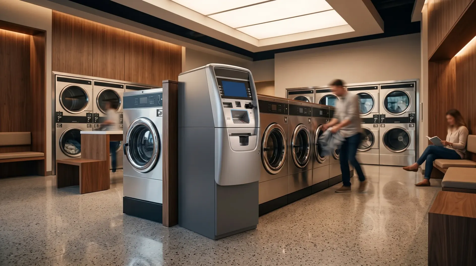 Laundromats ATM placement environment