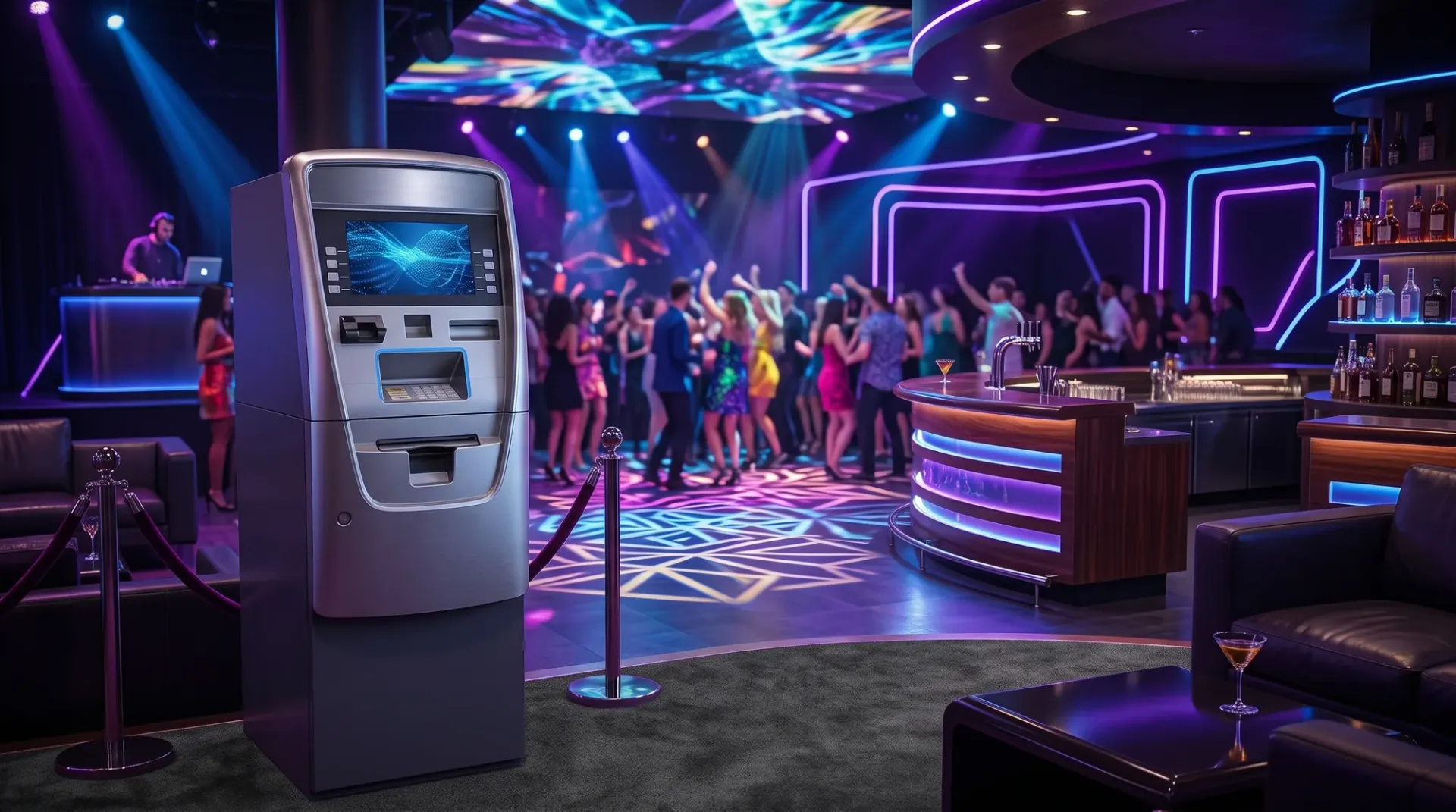 Nightclubs ATM placement environment